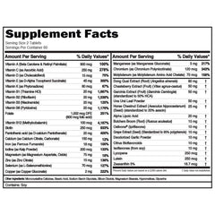 Evlution Women's Multivitamin label showcases immune and bone support ingredients.