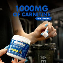 Evogen Carnigen in gym setting suggests recovery-friendly energy for training.