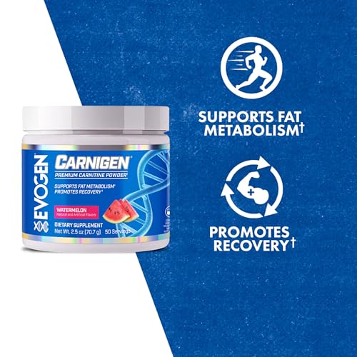 Evogen Carnigen measuring scoop shown for precise daily serving