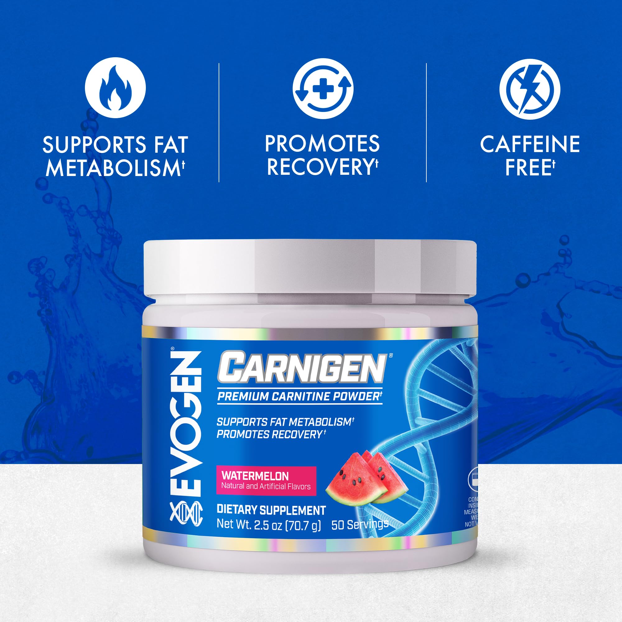 Evogen Carnigen powder texture close-up