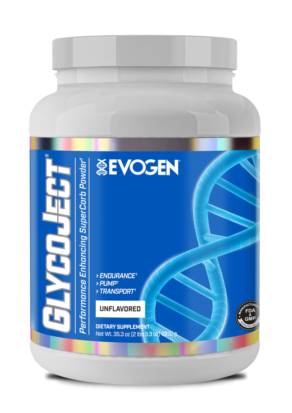 Evogen GlycoJect bottle pour showing quick energy delivery during workouts