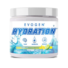 Evogen Hydration bottle being poured for quick hydration during a workout
