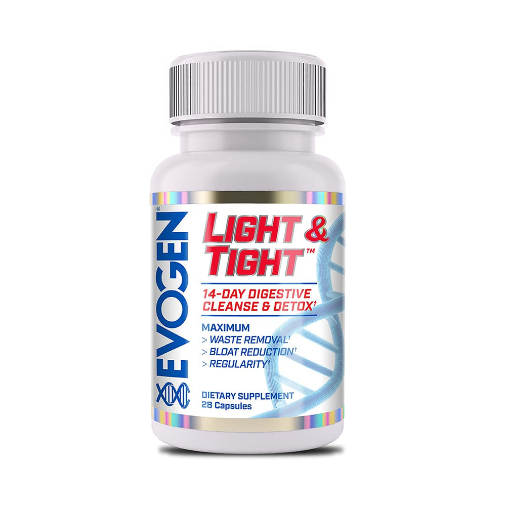 Evogen Light Tight bottle pour demonstrates quick cleanse usage