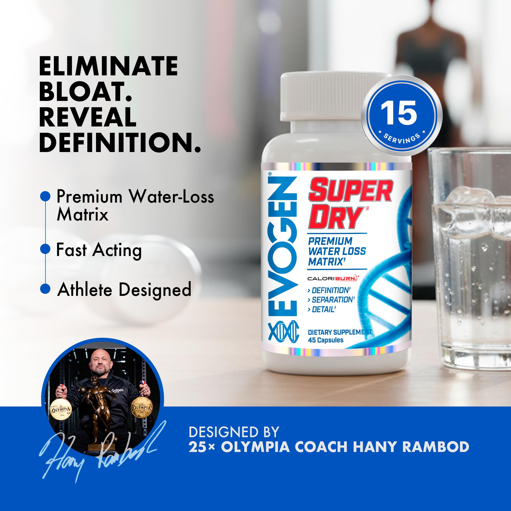 Evogen Super Dry dandelion root closeup emphasizes botanical focus