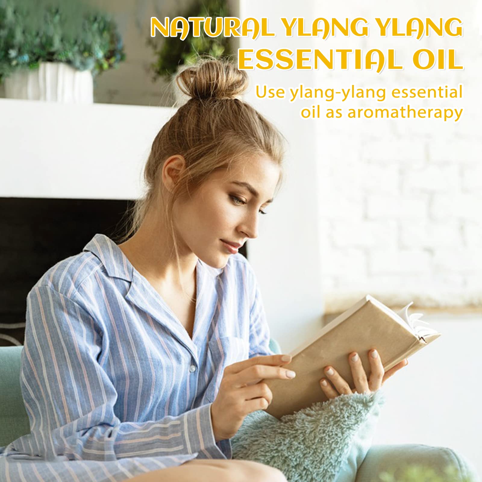 EVOKE OCCU Ylang Ylang Oil in hair care routine for gentle dilution and shine.