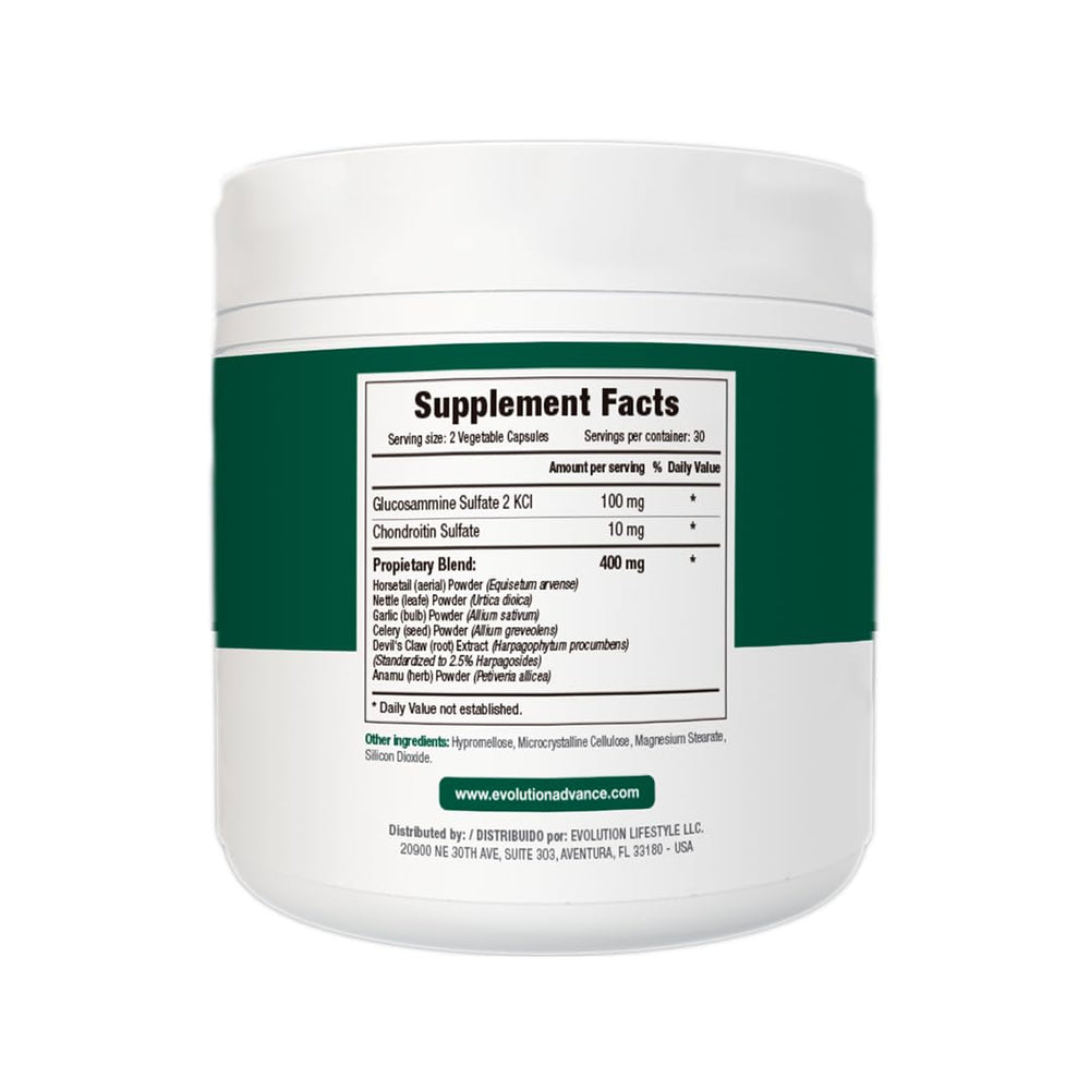Free-from label of Reumaleve indicating dairy, gluten, sugar, and soy free