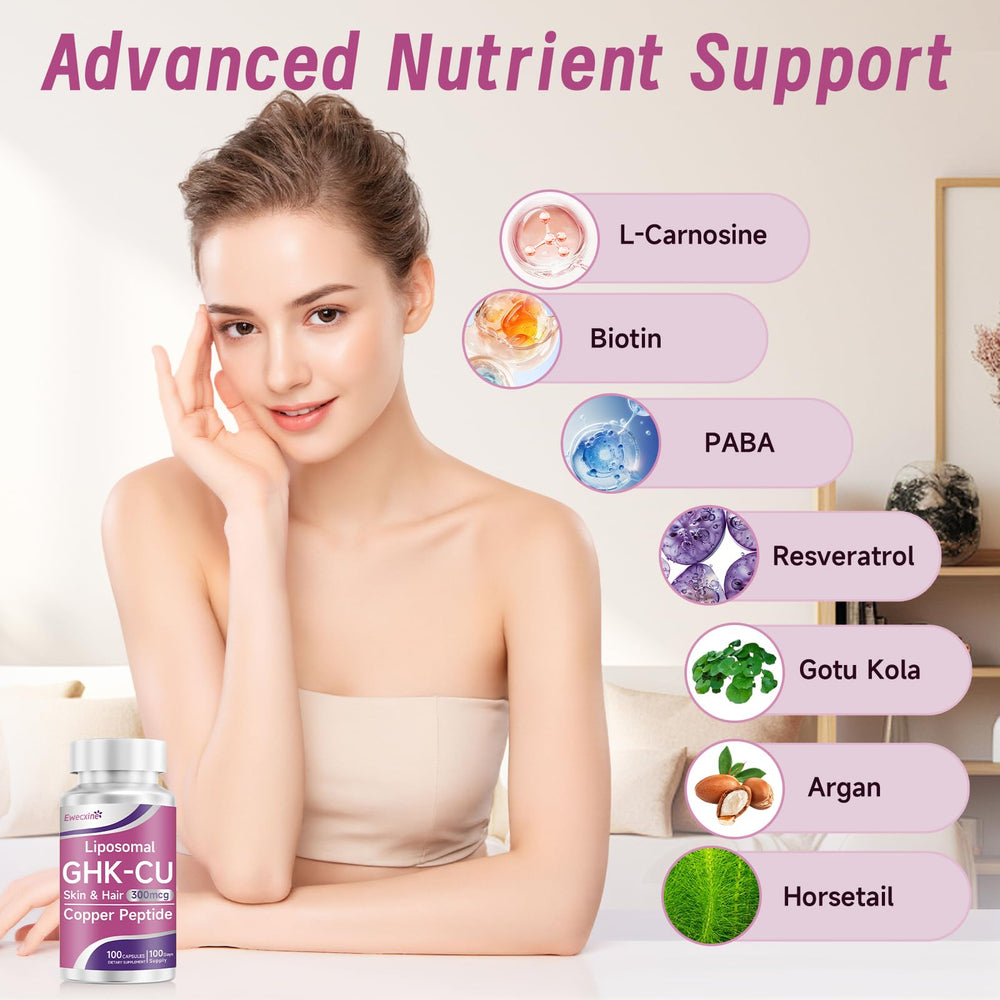 Ewecxine phytoceramides and biotin highlight skin and hair maintenance.