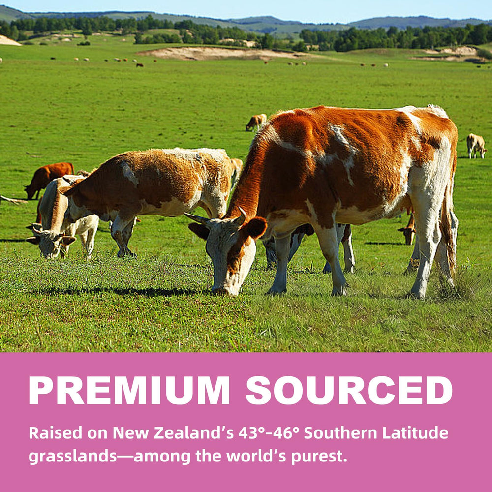 Ewecxine New Zealand grass-fed source delivers clean, traceable nutrition.