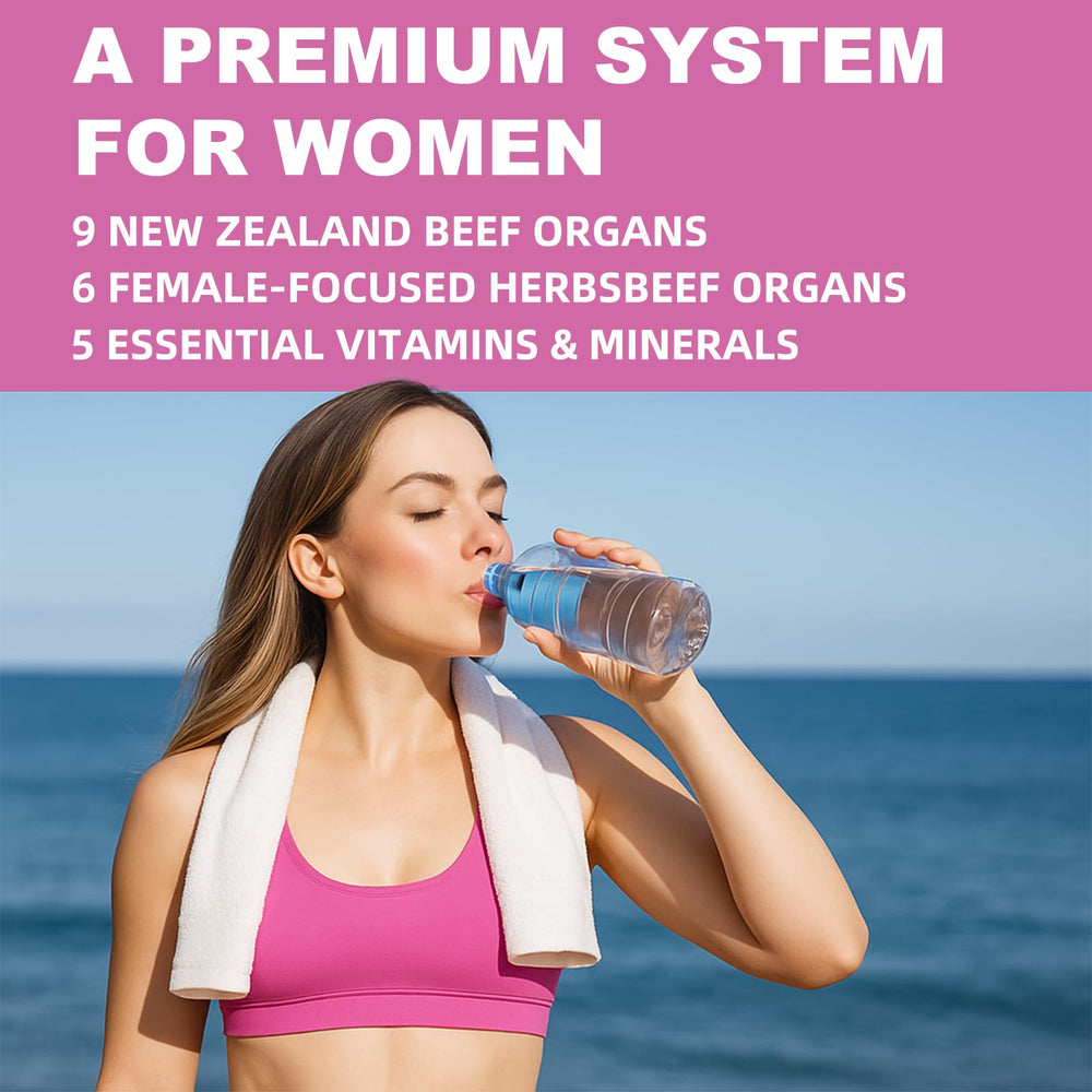 Ewecxine uterus and ovary focus supports feminine balance and monthly wellness.