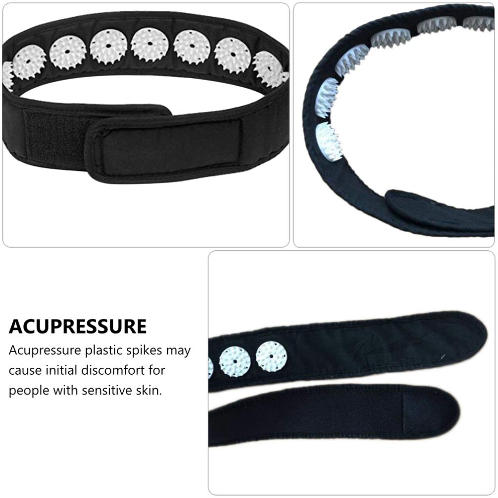 EXCEART acupressure headband cotton ABS sponge materials for comfort
