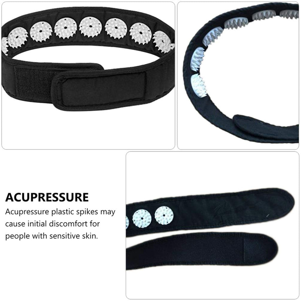 EXCEART acupressure headband cotton ABS sponge materials for comfort