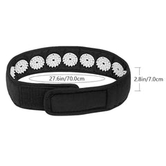 EXCEART acupressure headband spikes closeup shows targeted pressure points