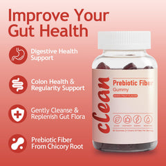 EXISHRED Clean Fiber Gummy close-up of gummies for convenient daily use.