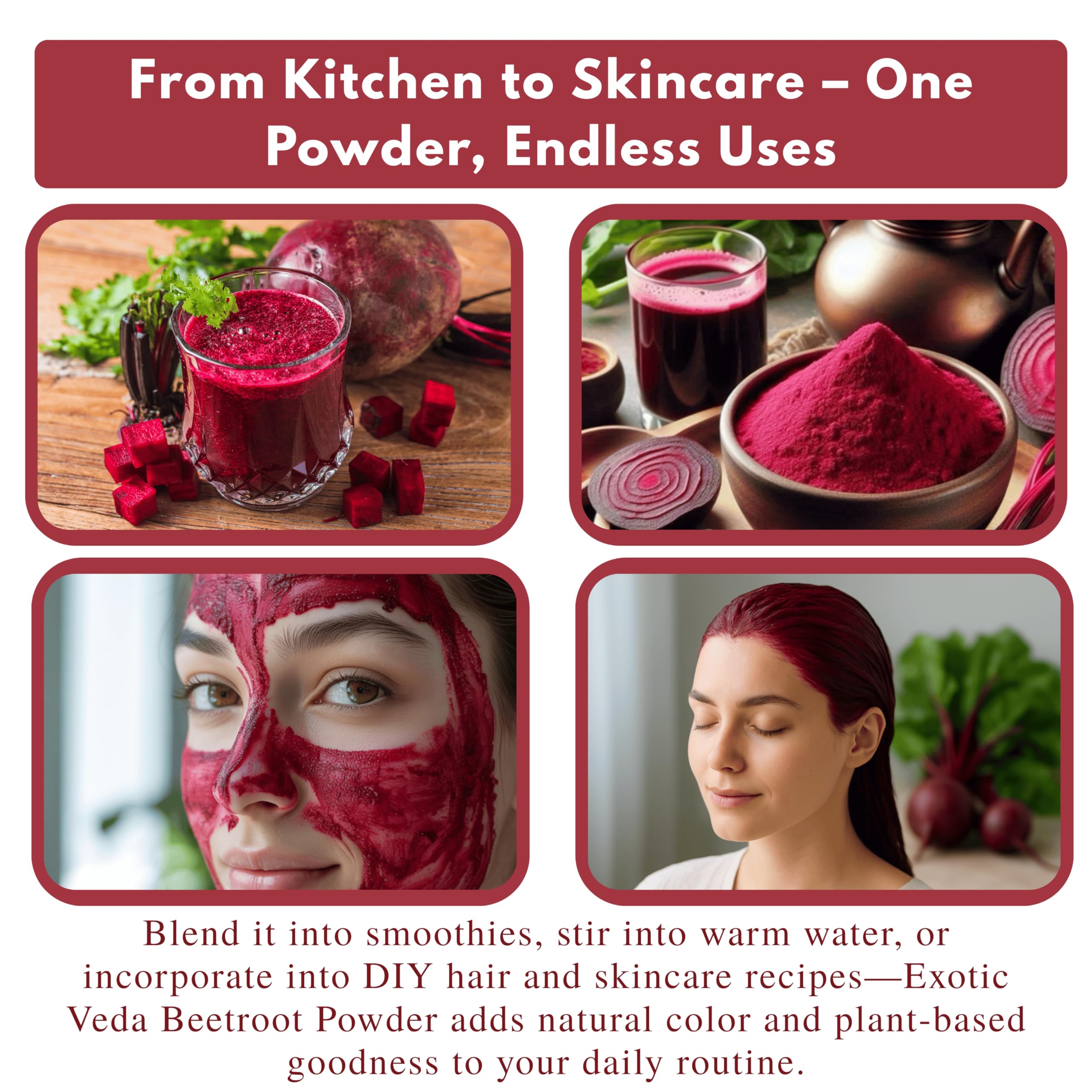 Exotic Veda Beetroot Powder baking-hero adds color to cookies and cakes.