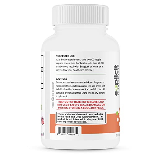 eXplicit Supplements onion extract capsules close-up highlight plant-based, easy-to-swallow capsules