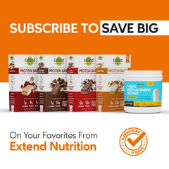 Extend Bar sugar-free protein bar peanut butter bar out of package – tasty snack