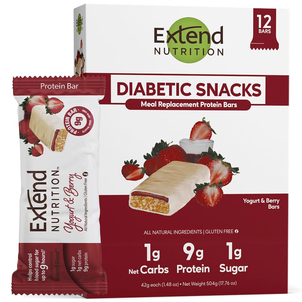 Extend Bar yogurt-berry bar pack, ideal on-the-go snack for steady energy
