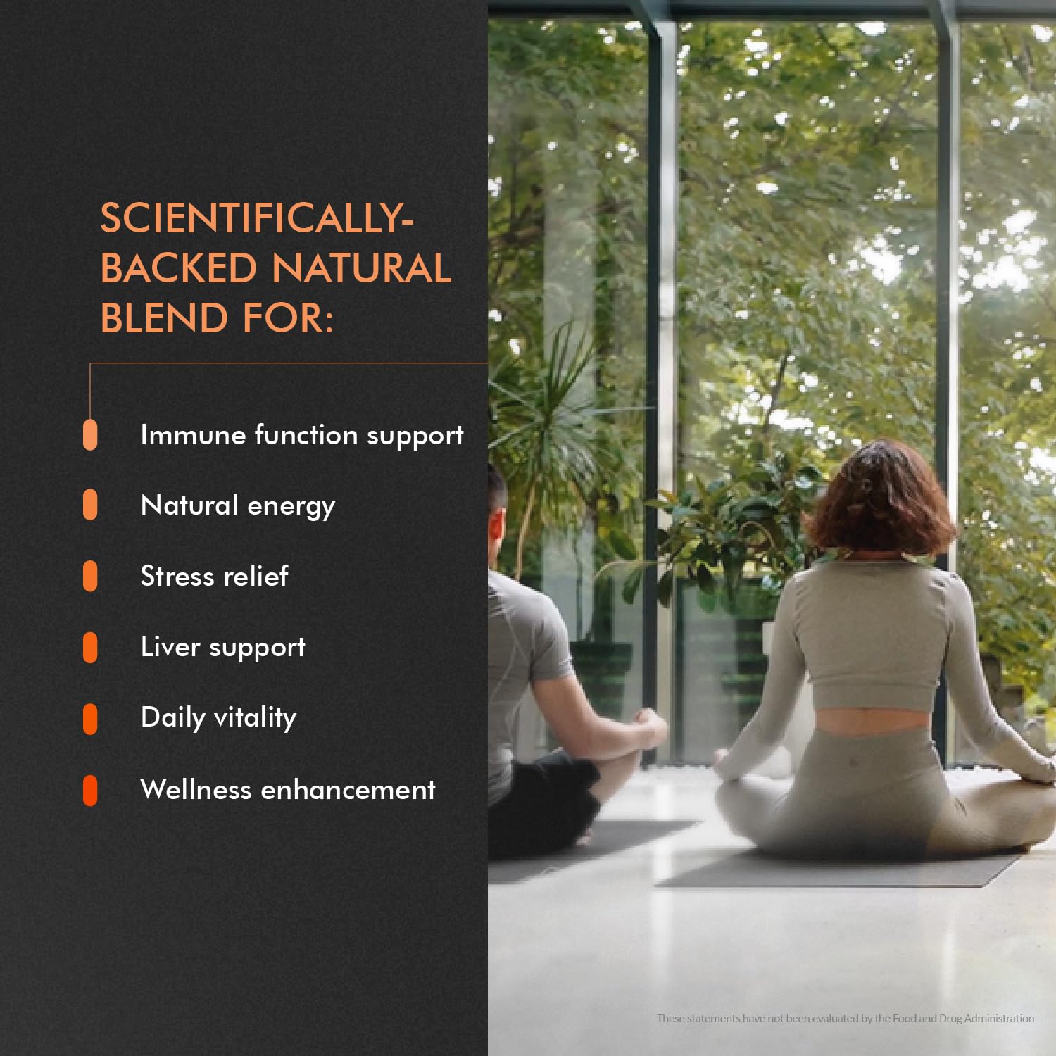 EXUVITAL 5 Mushroom Blend label closeup emphasizes fruiting bodies for potency