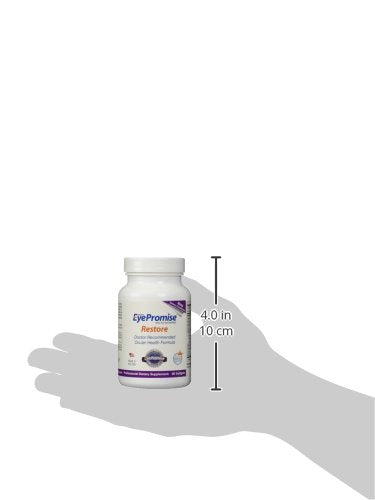 EyePromise Restore packaging shows PVG endorsement by ophthalmologists.