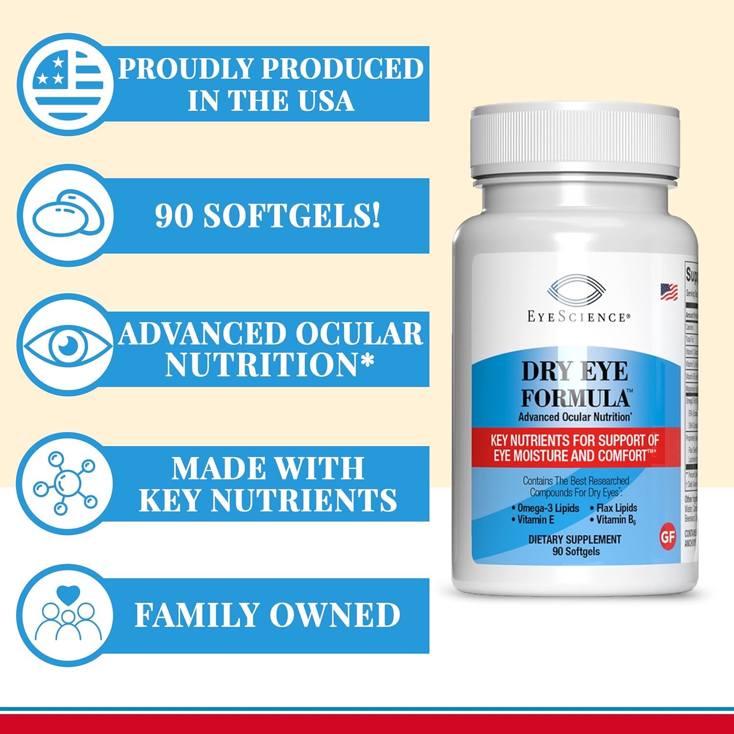 EyeScience manufactured in the USA with quality standards