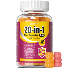 EYHBQIA fiber gummies for women bottle promotes daily digestive balance.