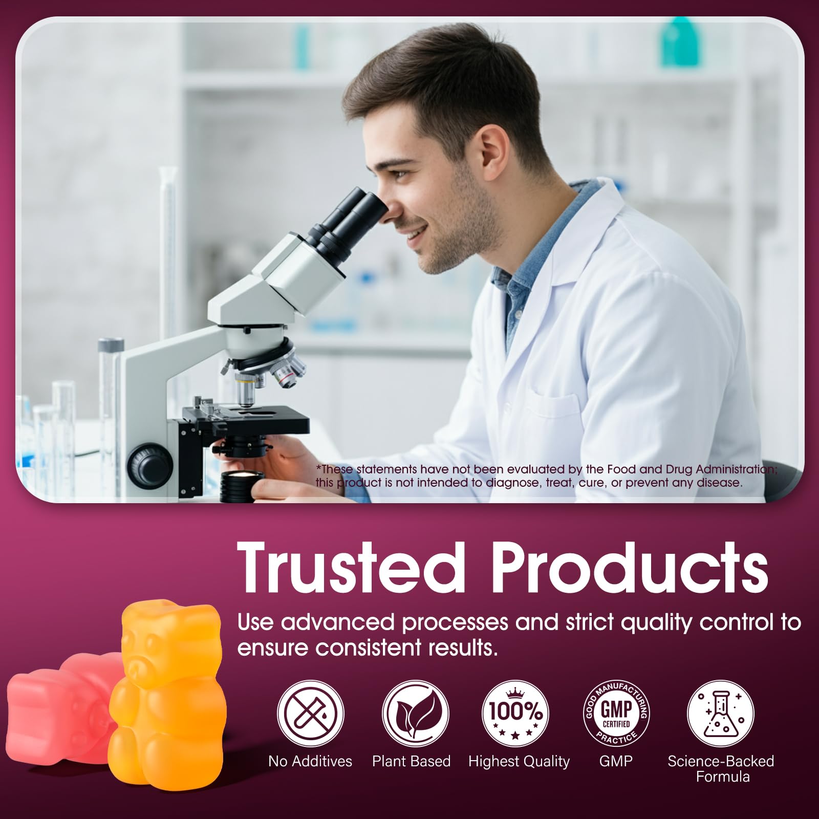 EYHBQIA fiber gummies pour into a glass for on-the-go convenience.