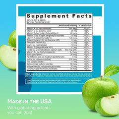 EZ Melts dissolving-tablet apple-flavor promotes convenient water-free consumption.