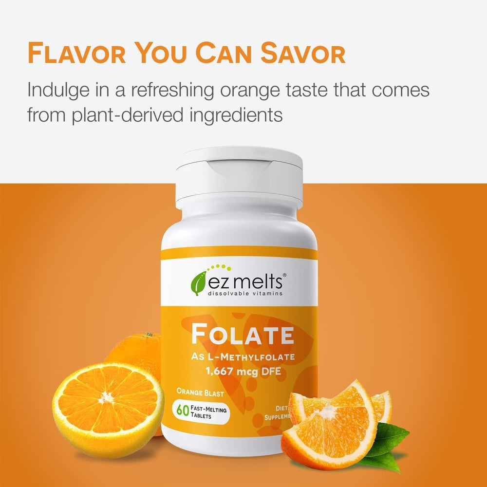 EZ Melts heart health and cellular support in a tasty orange bite