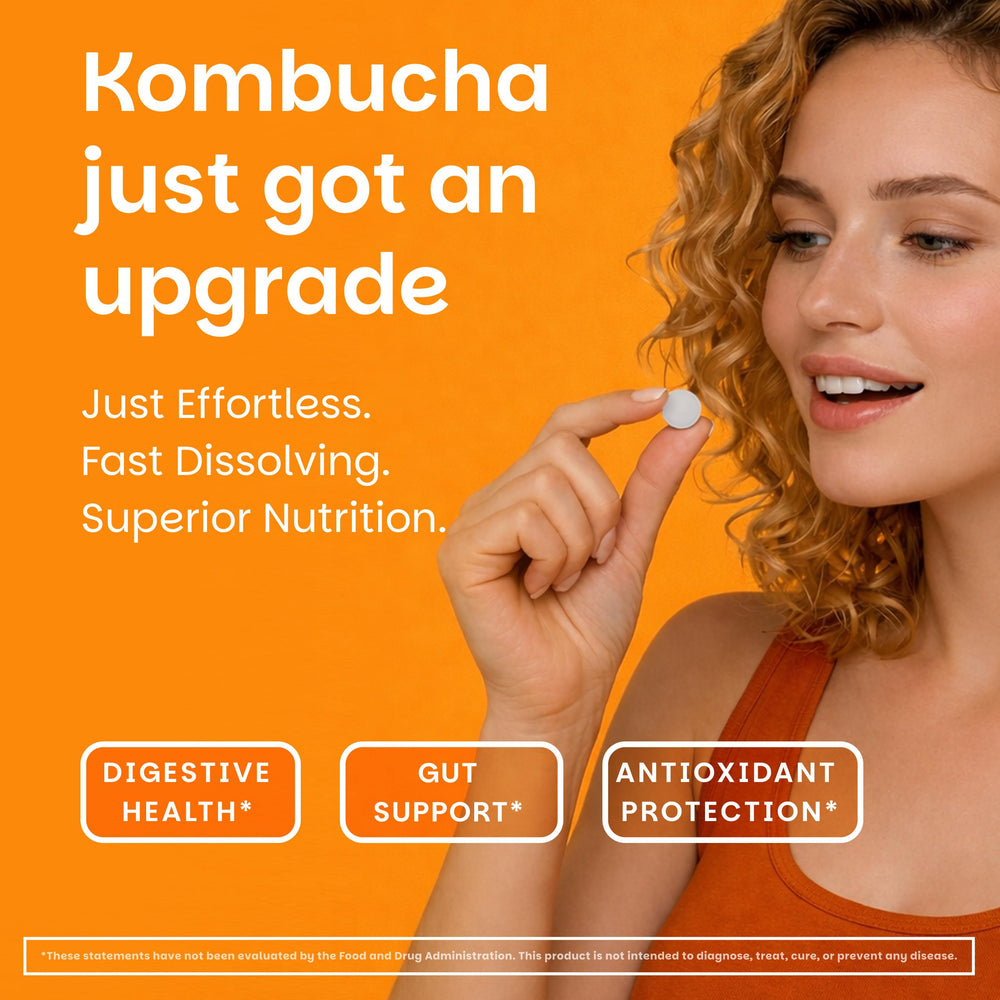 EZ Melts tablet dissolving in mouth illustrating convenient on-the-go benefit
