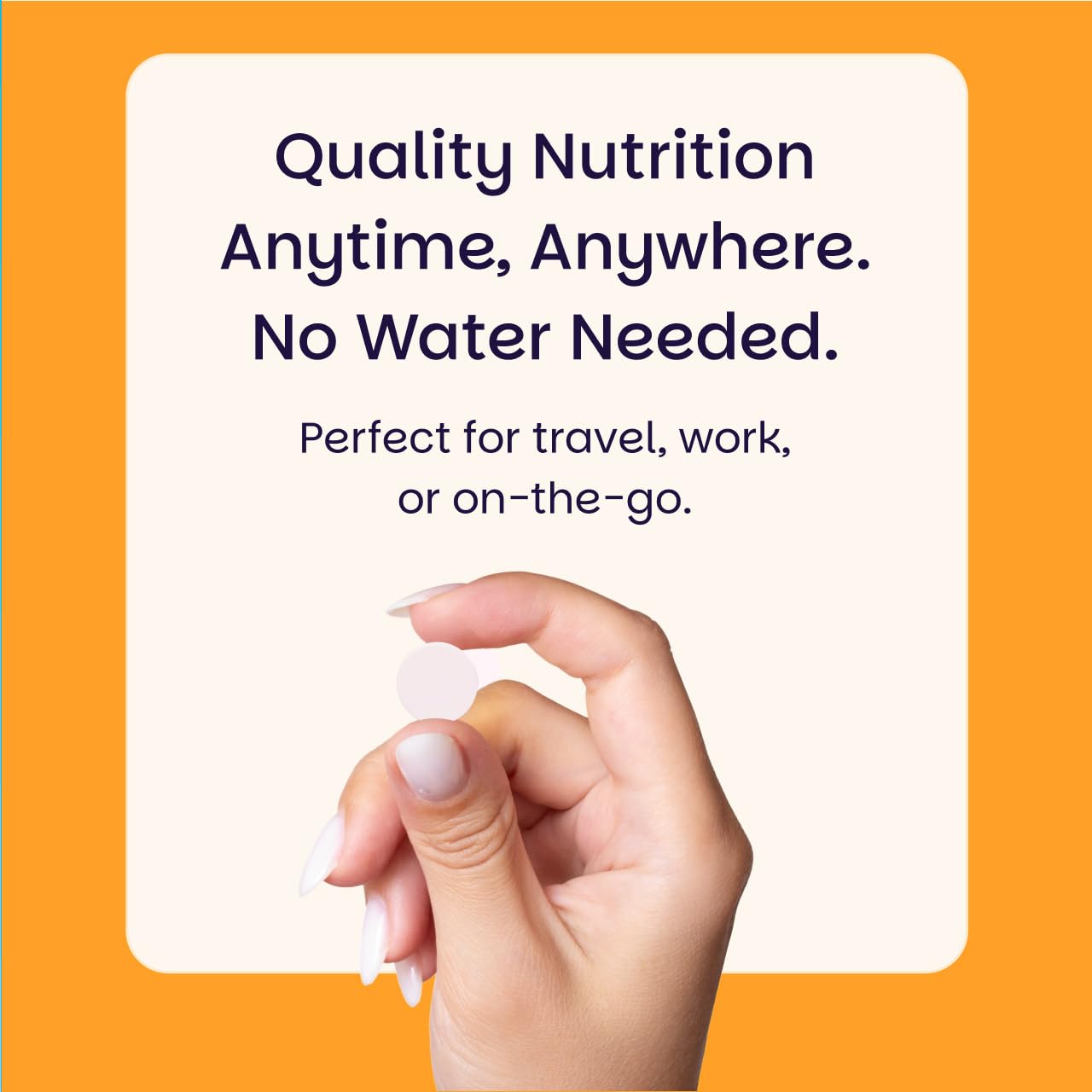 EZ Melts Vitamin B6 Orange Blast travel pack for on-the-go routines