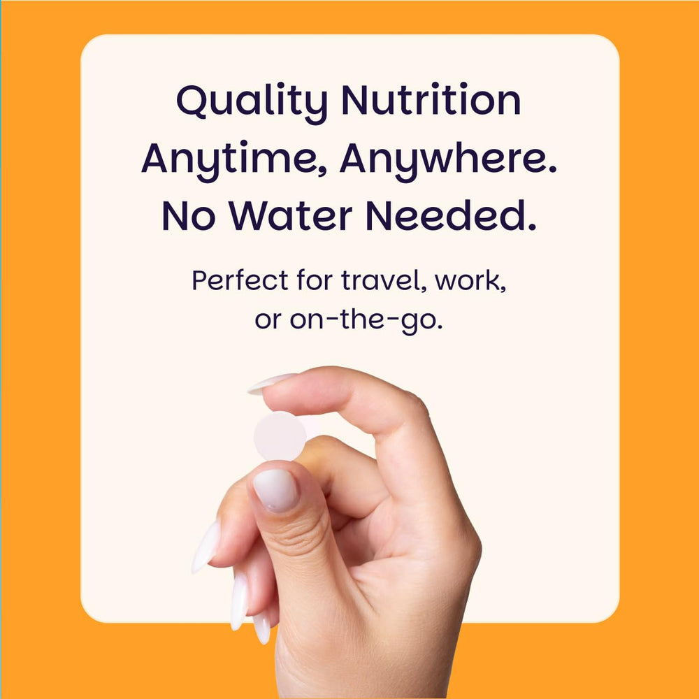 EZ Melts Vitamin B6 Orange Blast travel pack for on-the-go routines