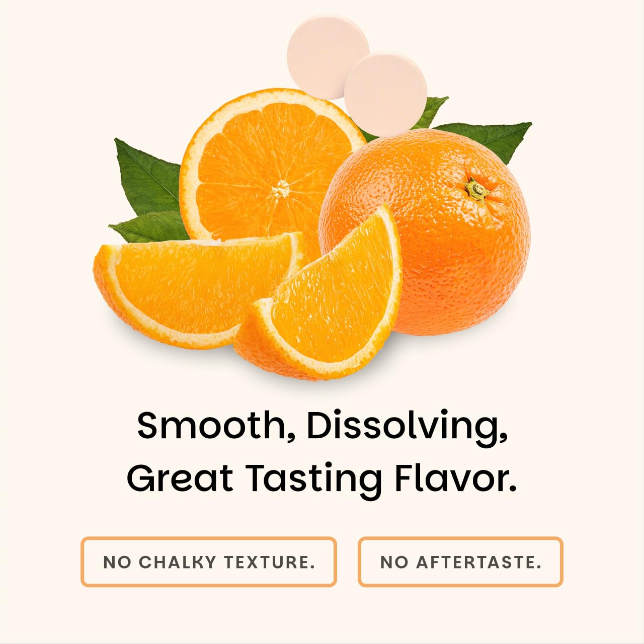 Sugar-free badge on EZ Melts Vitamin C orange citrus bottle.