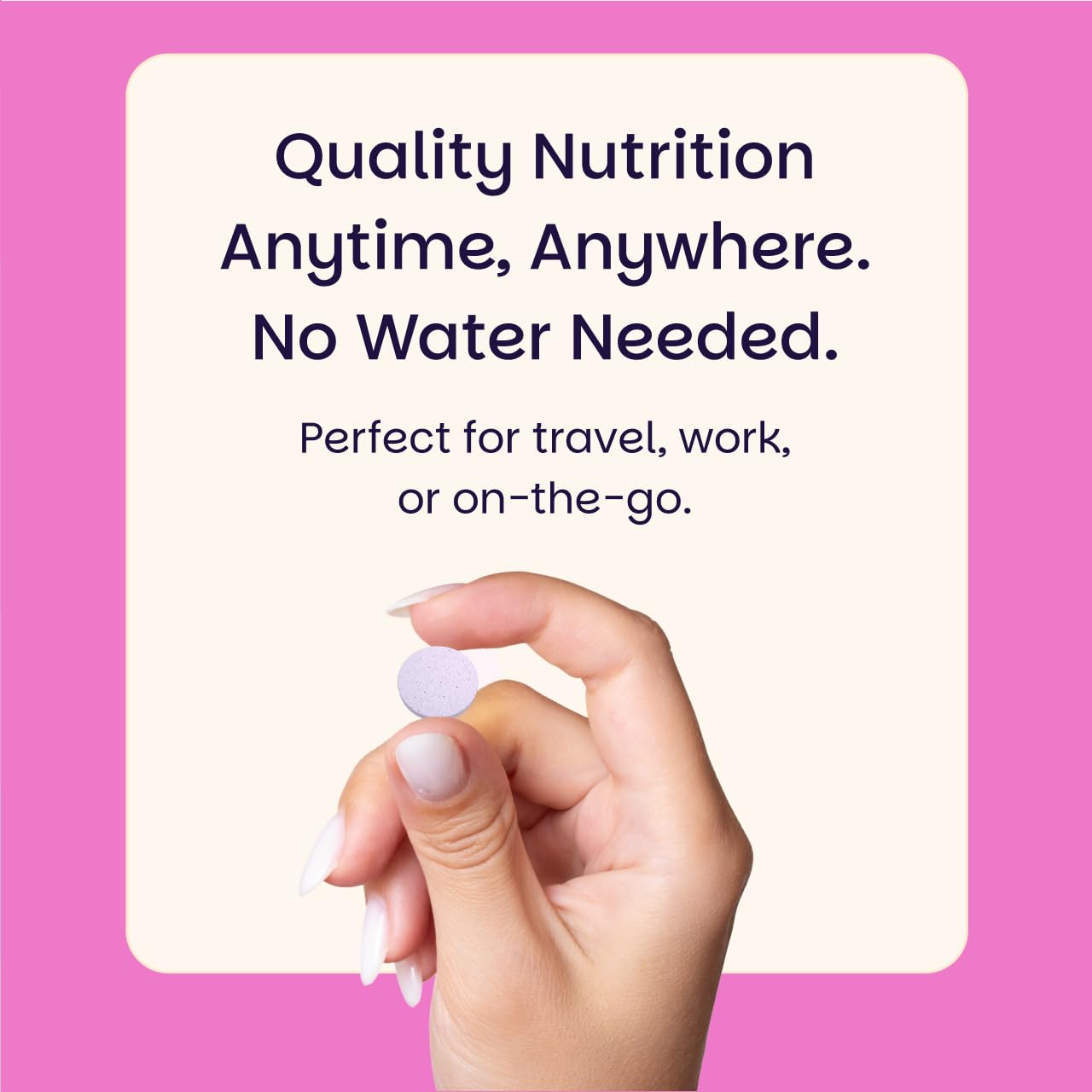 EZ Melts peach flavor enhances daily vitamin routine
