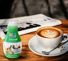EZ-Sweetz pours into tea illustrating versatile flavoring for hot or iced drinks