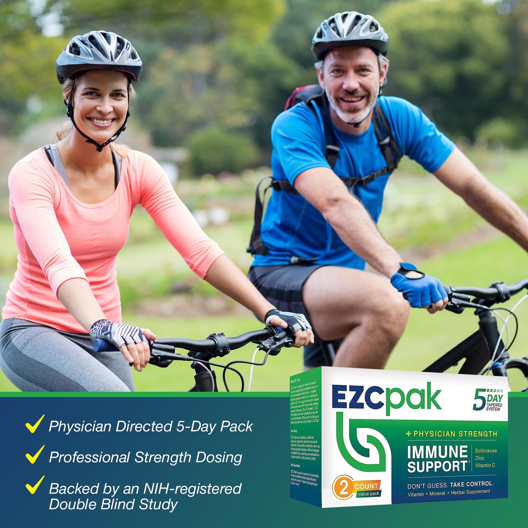 EZC Pak on-the-go packaging designed for busy lifestyles.