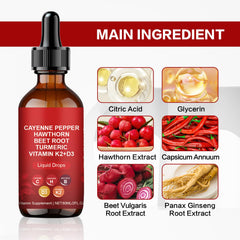 EZTZMCN Cayenne Pepper Drops pour demonstrates fast sublingual absorption for quick support