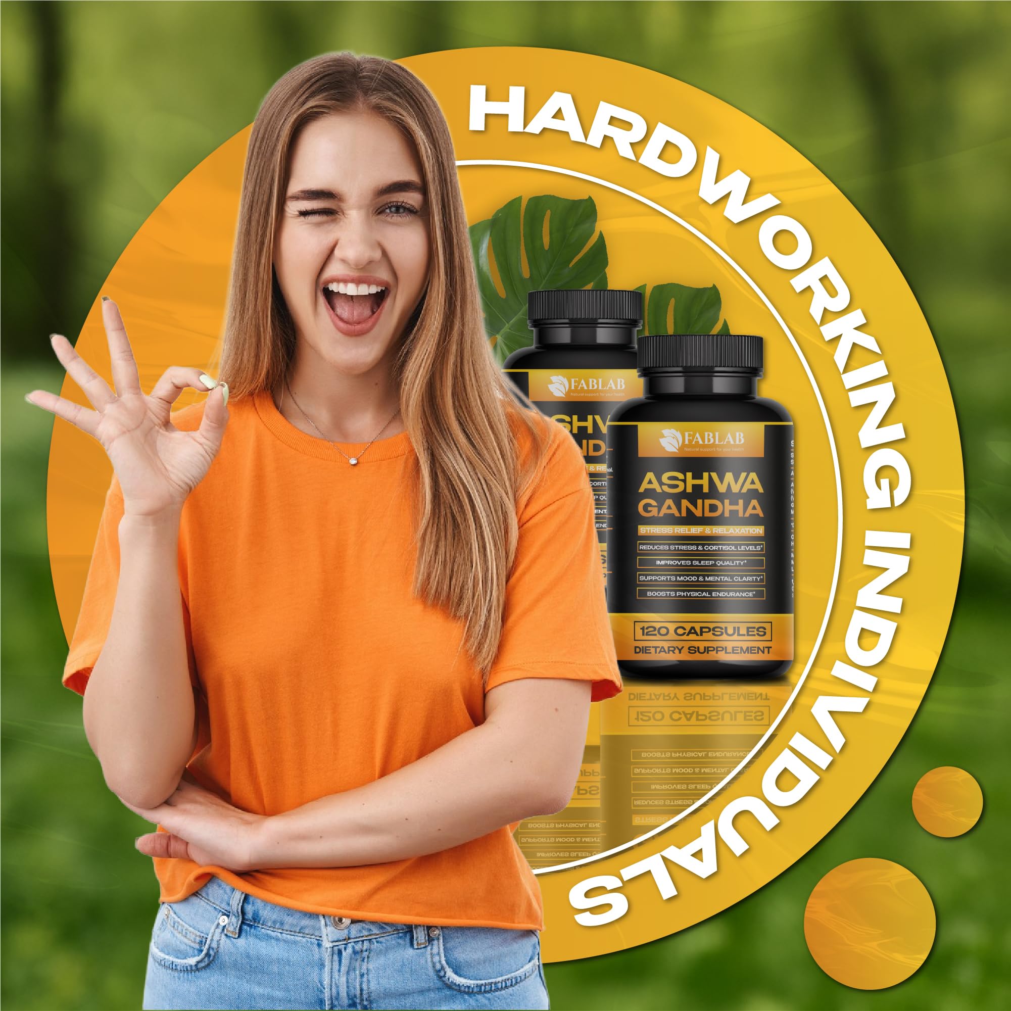 FabLab USA-made GMP facility label conveys purity and quality controls