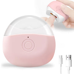 FabMay Beauty Electric Nail Clipper front view for easy trimming.