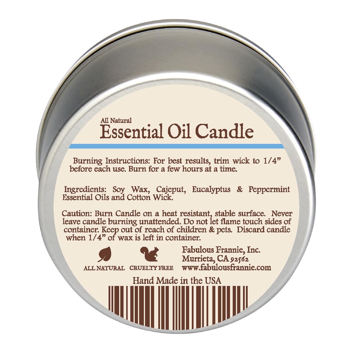 Fabulous Frannie 40-hour burn-time candle delivering long-lasting aroma for any room