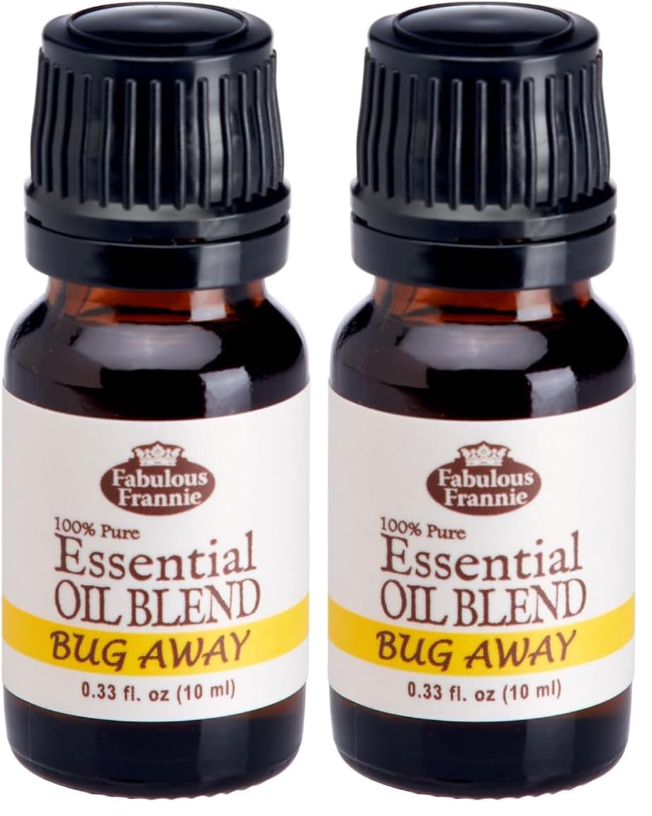 Fabulous Frannie Bug Away bottle featuring citrus, lavender, eucalyptus, and lemongrass for outdoor scent