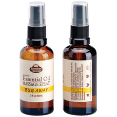 Fabulous Frannie Bug Away essential oil blend with lemongrass and citronella for outdoor freshness.