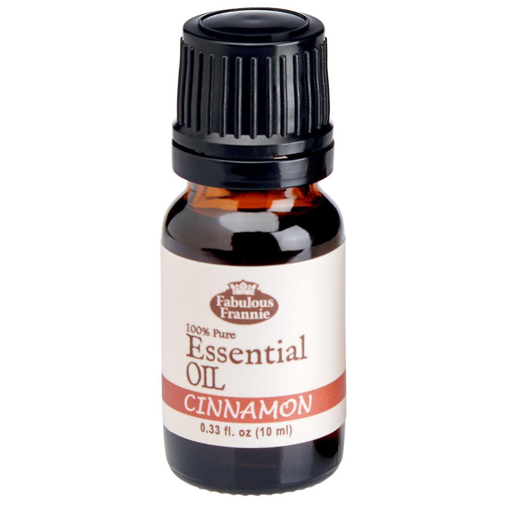 Fabulous Frannie Cinnamon Leaf oil bottle with dropper for diffusion.