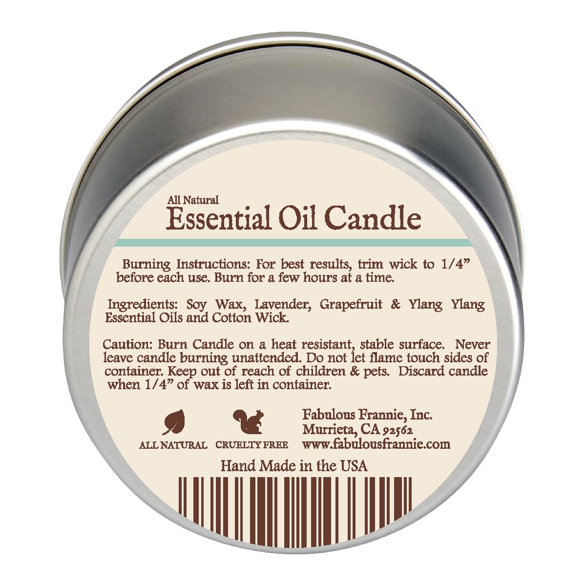 Fabulous Frannie De-Stress candle lit glow for cozy ambience and aroma