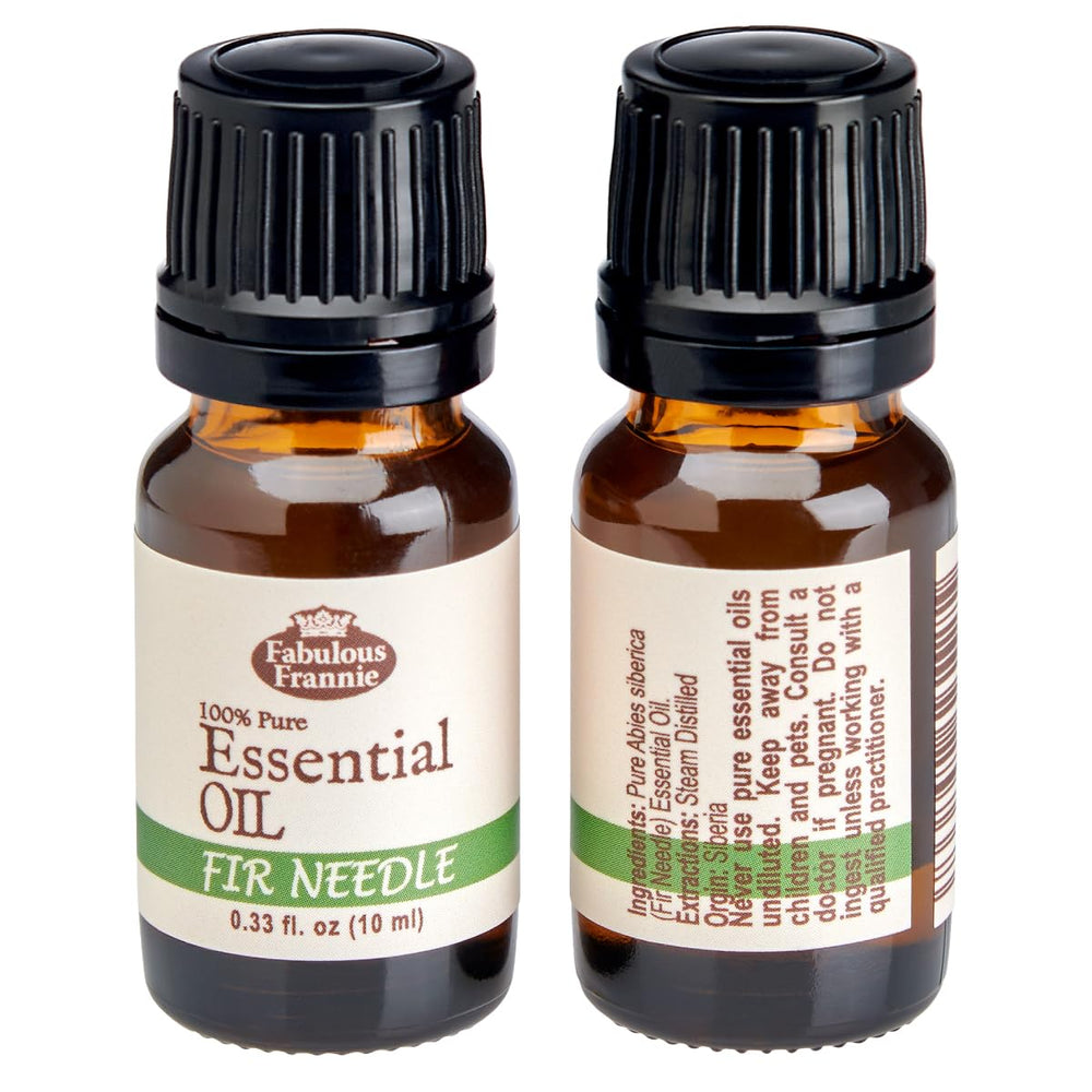 Fabulous Frannie Fir Needle essential oil in amber glass bottle preserves freshness for longevity