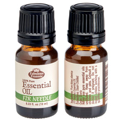 Fabulous Frannie Fir Needle essential oil in amber glass bottle preserves freshness for longevity