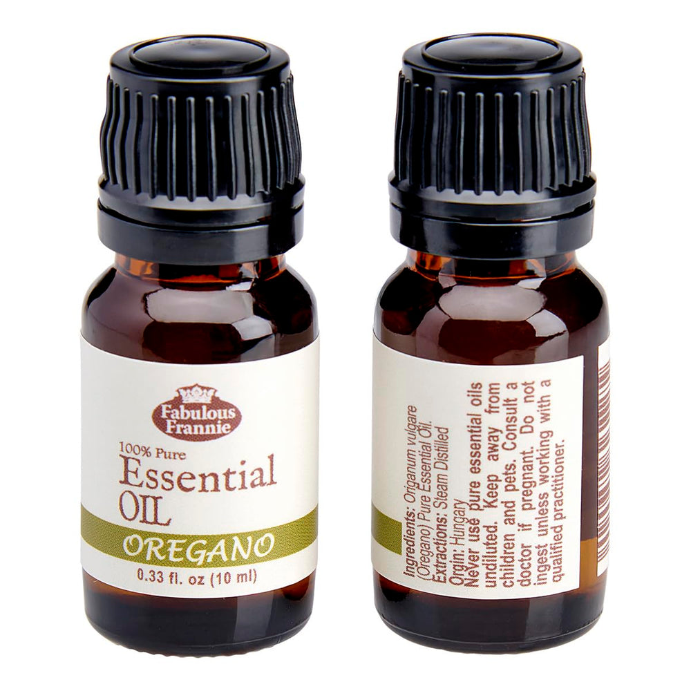 Fabulous Frannie oregano essential oil with Euro dropper cap, precise dispensing