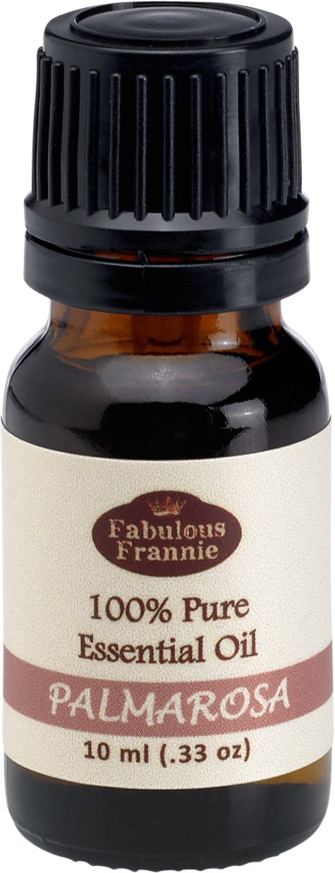 Fabulous Frannie Palmarosa oil bottle pour for easy diffusion in diffusers.
