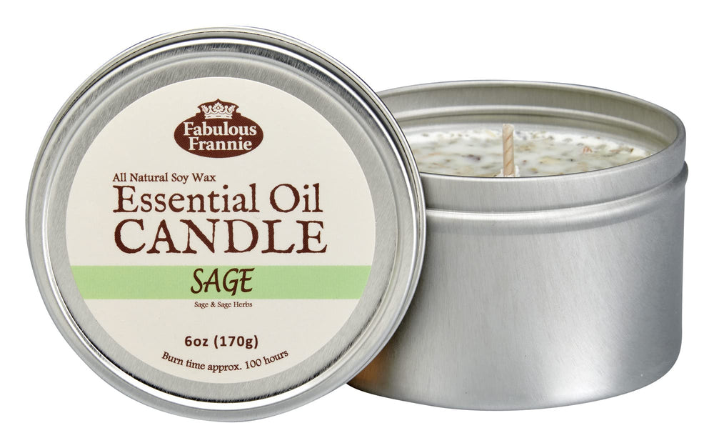 Fabulous Frannie candle wick close-up shows cotton wick for clean, steady burn.
