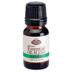 Fabulous Frannie Renew essential oil blend bottle with diffuser-ready label.