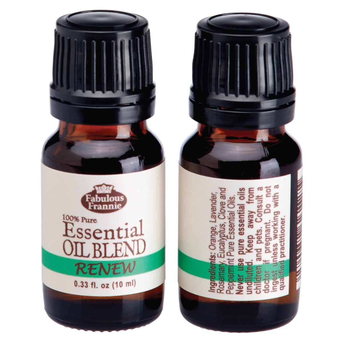Fabulous Frannie Renew aroma diffusers for a refreshing mood boost.